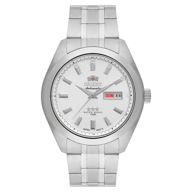 Relógio Orient Automático Masculino - 469SS075F S1SX Branco 1