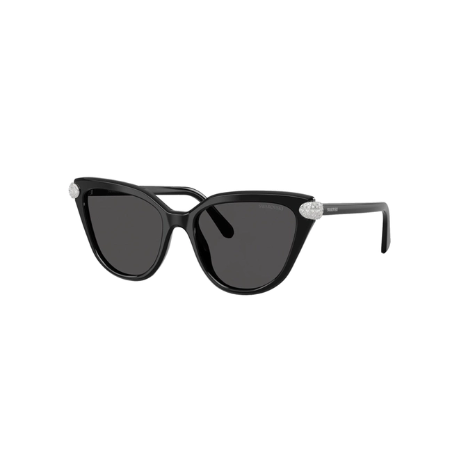 Óculos de Sol Swarovski 0SK6039 10018756 Acetato Preto 1
