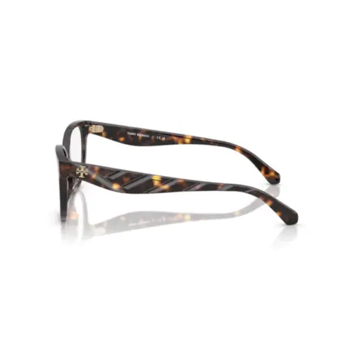 Óculos de Grau Tory Burch 0TY2157U 1964 53 Acetato Marrom Mesclado