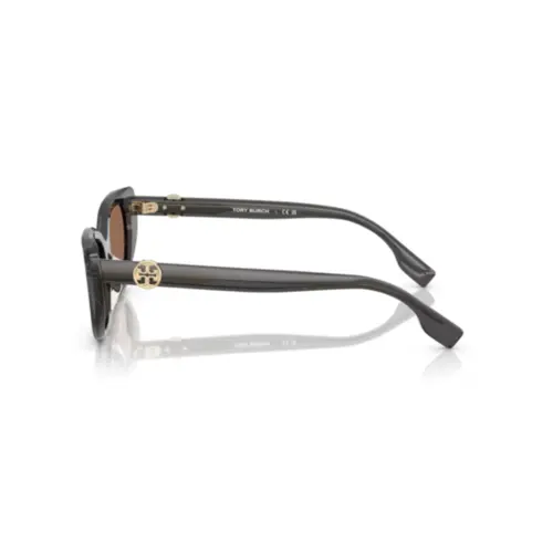 Óculos de Sol Tory Burch 0TY7220D 20197355 Acetato Cinza Transparente com lentes na cor Marrom