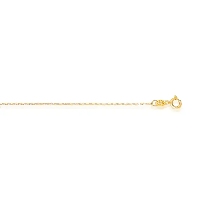 Corrente malha Americana ouro 18k polida 50CM 4