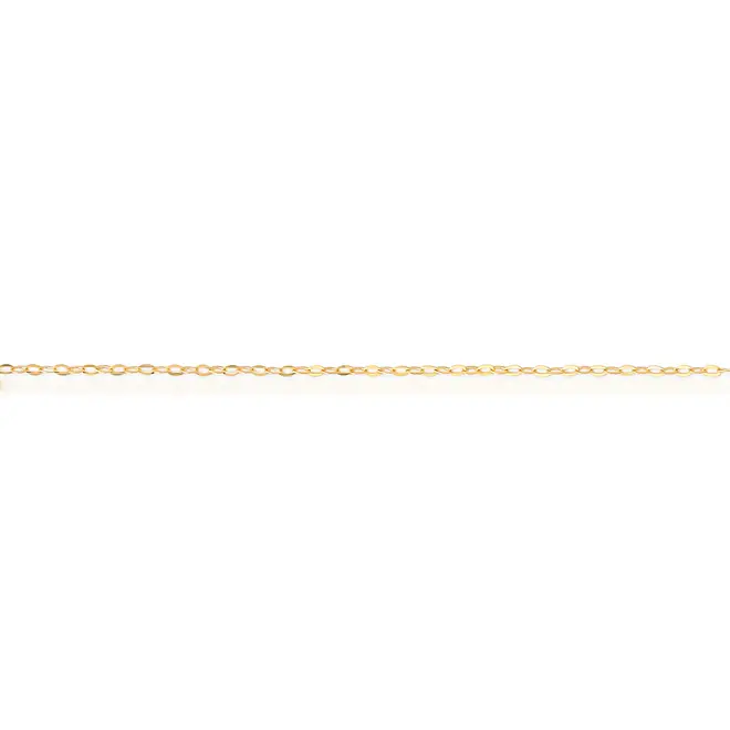Corrente malha Americana ouro 18k polida 50CM 2