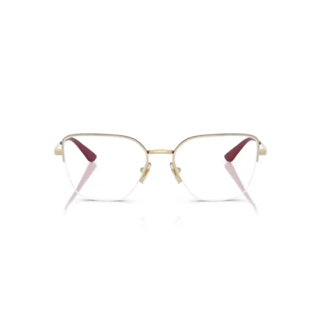 Óculos de Grau Vogue 0VO4331 5208 53 Metal Dourado e Bordô 2
