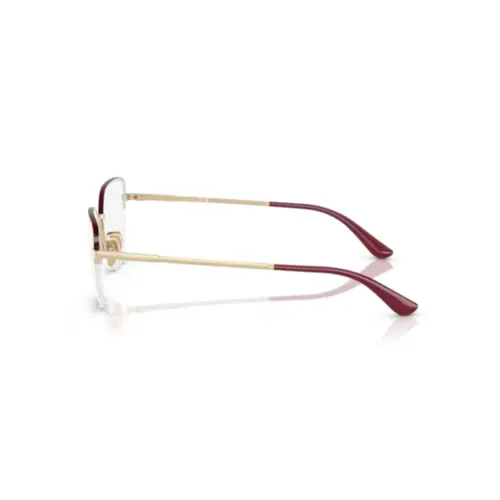 Óculos de Grau Vogue 0VO4331 5208 53 Metal Dourado e Bordô