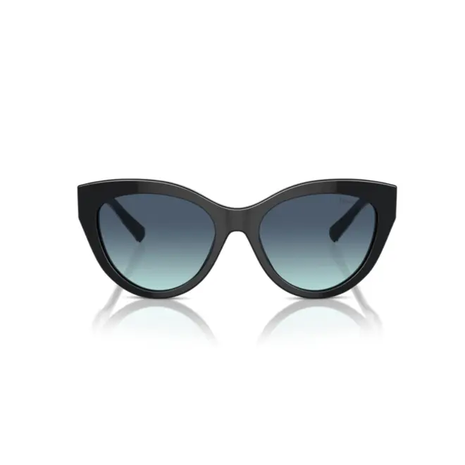 Óculos de Sol Tiffany 0TF4220 80019S54 Acetato Preto com lentes na cor Azul Degradê 2