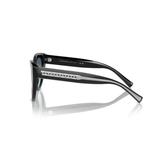 Óculos de Sol Tiffany 0TF4220 80019S54 Acetato Preto com lentes na cor Azul Degradê 3