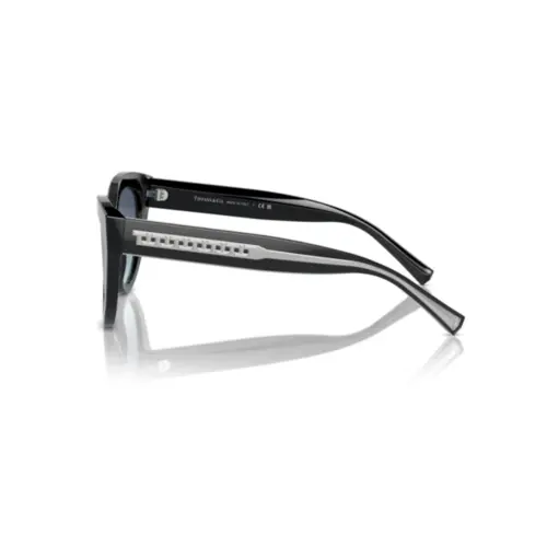 Óculos de Sol Tiffany 0TF4220 80019S54 Acetato Preto com lentes na cor Azul Degradê