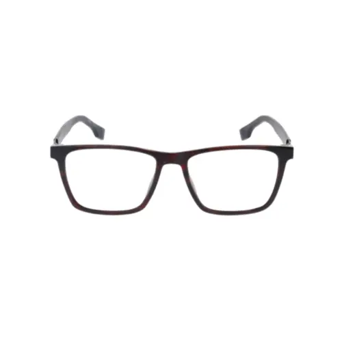 Óculos de Grau Hugo BOSS 1576/CS WR7 56UC S Acetato Preto Mesclado com lentes do Clip-On na cor Verde Polarizado