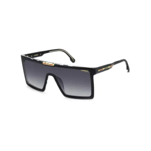 Óculos de Sol Carrera VICTORY C 07/S 7C5 999O Eco Poliamida Preto com lentes na cor Cinza Degradê