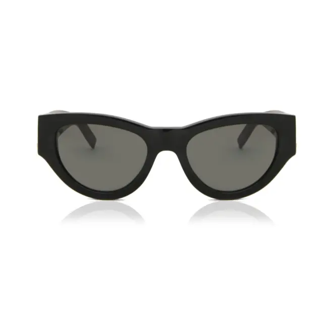 Óculos de Sol Saint Laurent SL M94-001 53 Acetato Preto com lentes na cor Cinza 2