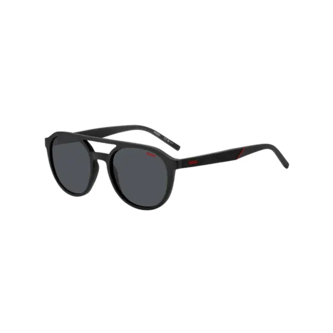 Óculos de Sol Hugo Boss HG 1305/S 807 54IR S Acetato Preto com lentes na cor Cinza 1