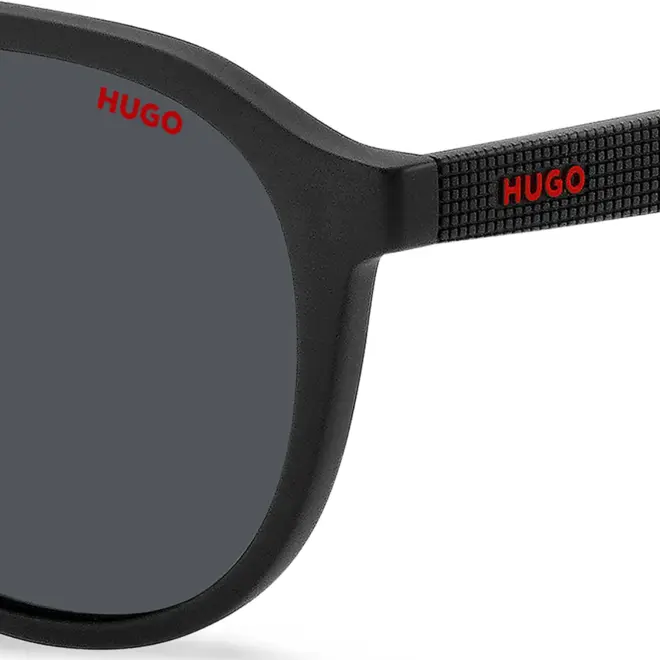 Óculos de Sol Hugo Boss HG 1305/S 807 54IR S Acetato Preto com lentes na cor Cinza 3