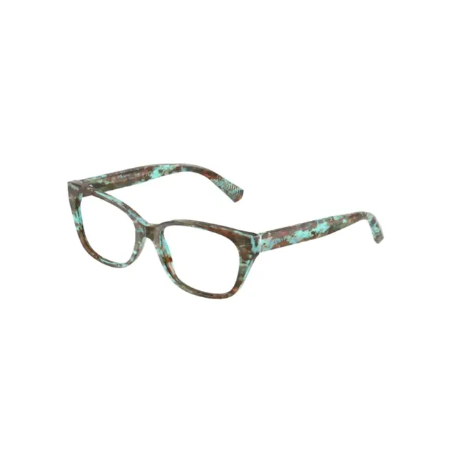 Óculos de Grau Tiffany 0TF2261 8422 54 Acetato Marrom e Azul Mesclado 1
