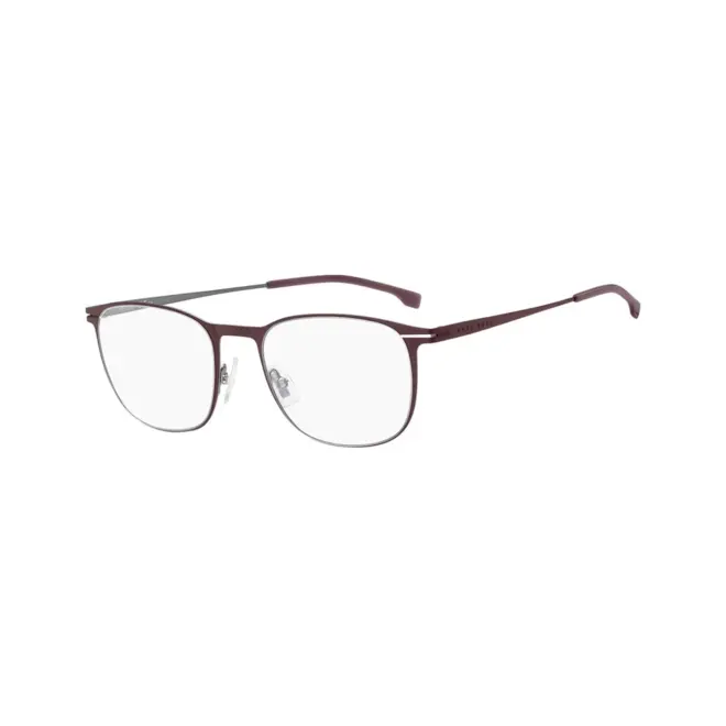 Óculos de Grau Hugo BOSS 1247 1OT 5420 Metal Marrom Fosco 1