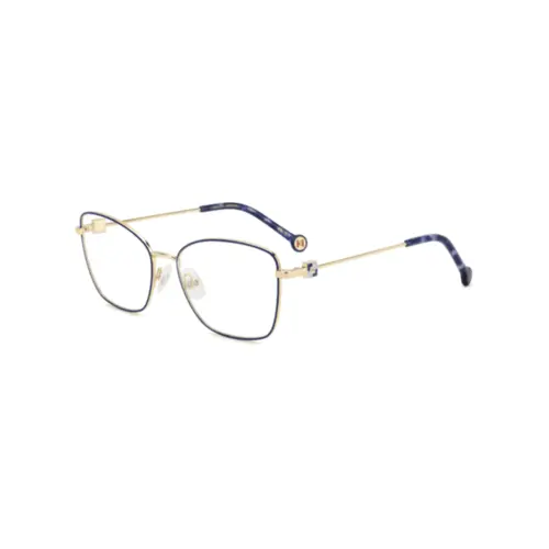 Óculos de Grau Carolina Herrera HER 0277 NUC 5617 Metal Dourado e Azul