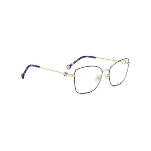 Óculos de Grau Carolina Herrera HER 0277 NUC 5617 Metal Dourado e Azul