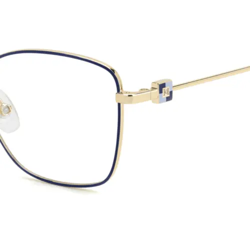 Óculos de Grau Carolina Herrera HER 0277 NUC 5617 Metal Dourado e Azul