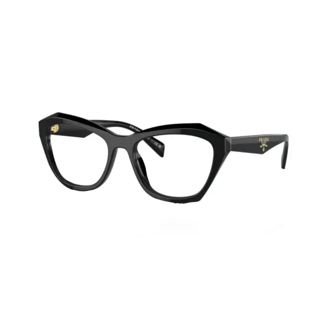 Óculos de Grau Prada 0PR A20V 16K1O154 Acetato Preto 1