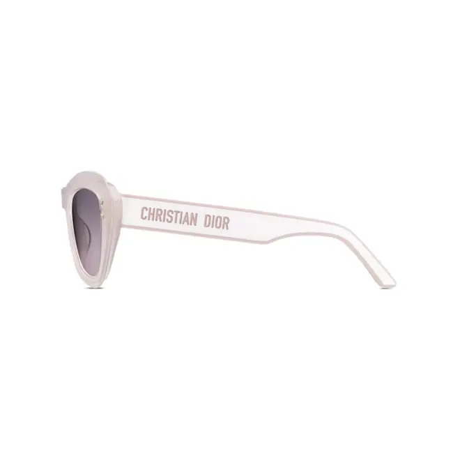 Óculos de Sol Christian Dior CD40163U_5272Z Acetato Rosa com lentes na cor Fumê Degradê 3