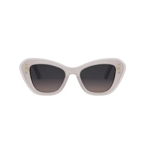 Óculos de Sol Christian Dior CD40163U_5272Z Acetato Rosa com lentes na cor Fumê Degradê