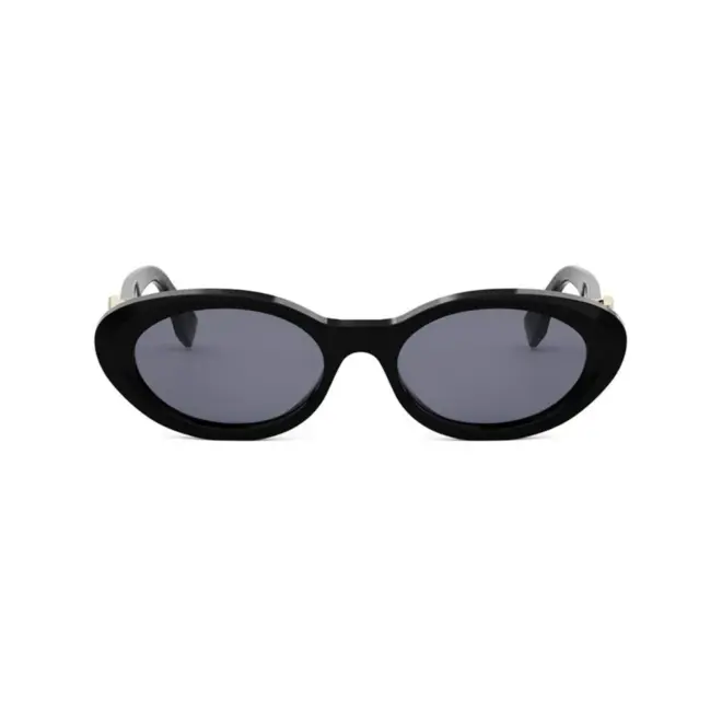 Óculos de Sol Fendi FE40140U_5301A Acetato Preto com lentes na cor Azul 2