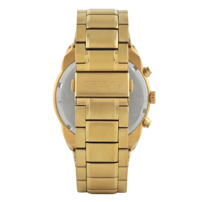 Relógio Orient Solartech Cronógrafo Masculino - MGSSC054 P2KX Dourado 3