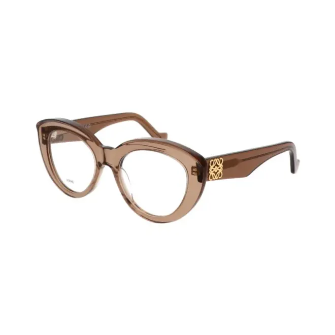 Óculos de Grau Loewe LW50058I_51050 Acetato Marrom Transparente 1