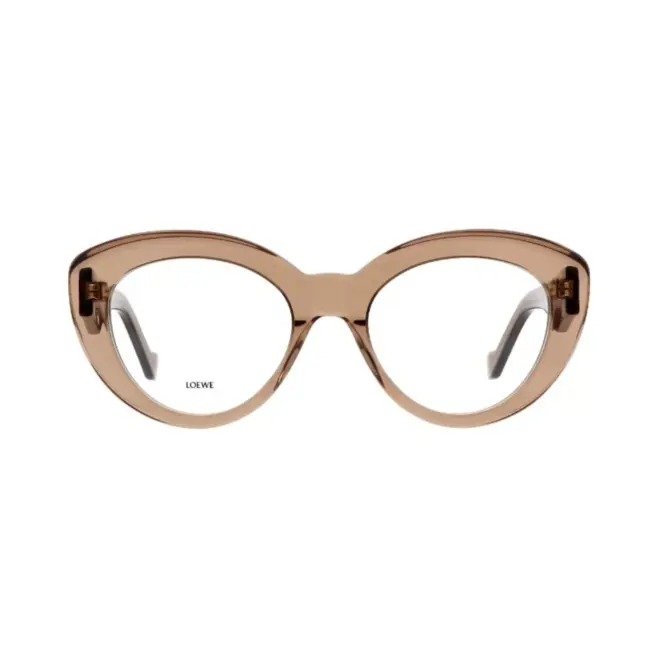 Óculos de Grau Loewe LW50058I_51050 Acetato Marrom Transparente 2