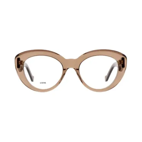 Óculos de Grau Loewe LW50058I_51050 Acetato Marrom Transparente