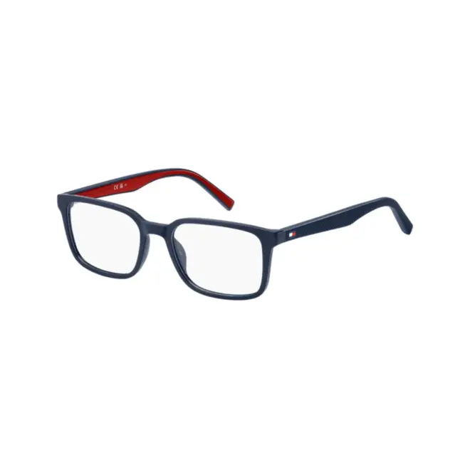 Óculos de Grau Tommy Hilfiger TH 2049 FLL 5318 R Eco Poliamida Azul Fosco 1