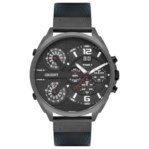 Relógio Orient XL Cronógrafo Masculino - MYSCT004 G2PX Preto