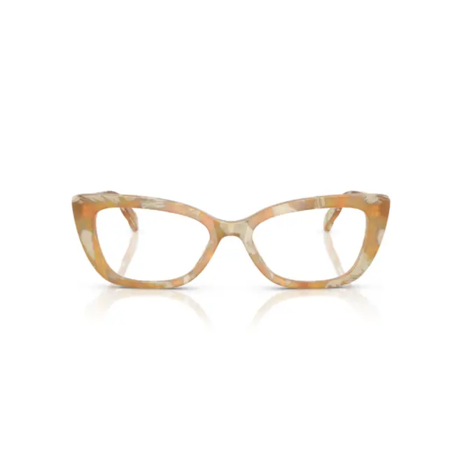 Óculos de Grau Tory Burch 0TY2155U 1949 52 Acetato Laranja Mesclado 2