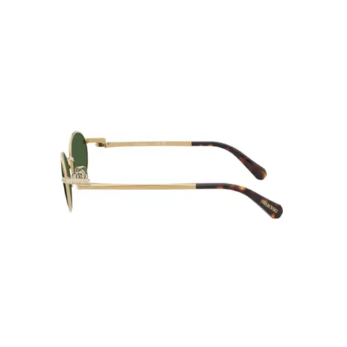 Óculos de Sol Swarovski 0SK7033 40047153 Metal Dourado com lentes na cor Verde