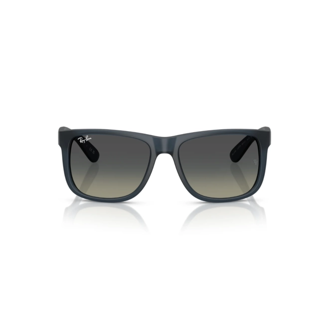 Óculos de Sol Ray-Ban Justin 0RB4165 68131155 Nylon Azul com lentes na cor Cinza Degradê 2