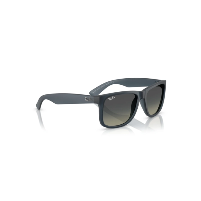 Óculos de Sol Ray-Ban Justin 0RB4165 68131155 Nylon Azul com lentes na cor Cinza Degradê 3