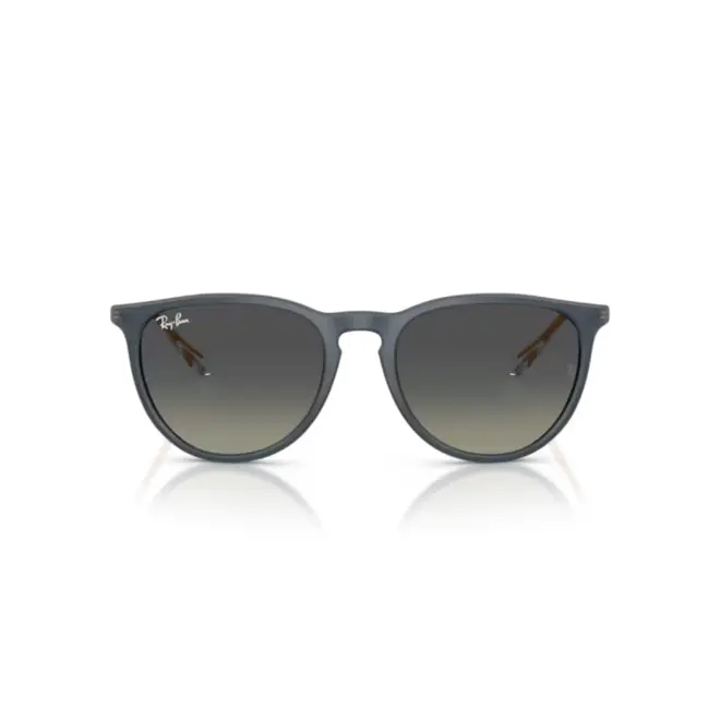 Óculos de Sol Ray-Ban Erika 0RB4171 68131154 Nylon Azul Escuro com lentes na cor Cinza Degradê 2