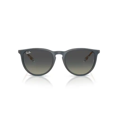 Óculos de Sol Ray-Ban Erika 0RB4171 68131154 Nylon Azul Escuro com lentes na cor Cinza Degradê