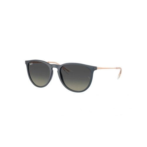 Óculos de Sol Ray-Ban Erika 0RB4171 68131154 Nylon Azul Escuro com lentes na cor Cinza Degradê