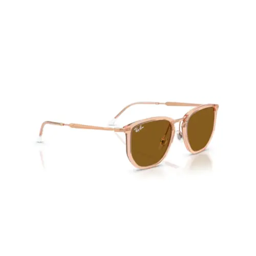 Óculos de Sol Ray-Ban 0RB4451 68013353 Nylon Bege Transparente com lentes na cor Marrom