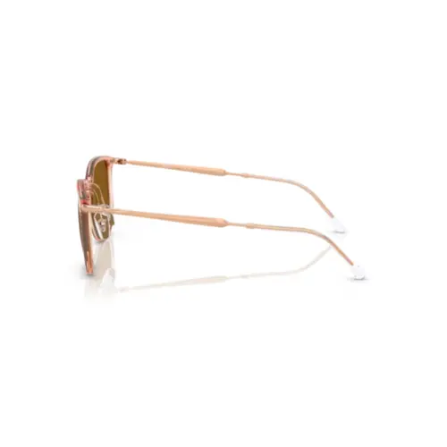 Óculos de Sol Ray-Ban 0RB4451 68013353 Nylon Bege Transparente com lentes na cor Marrom
