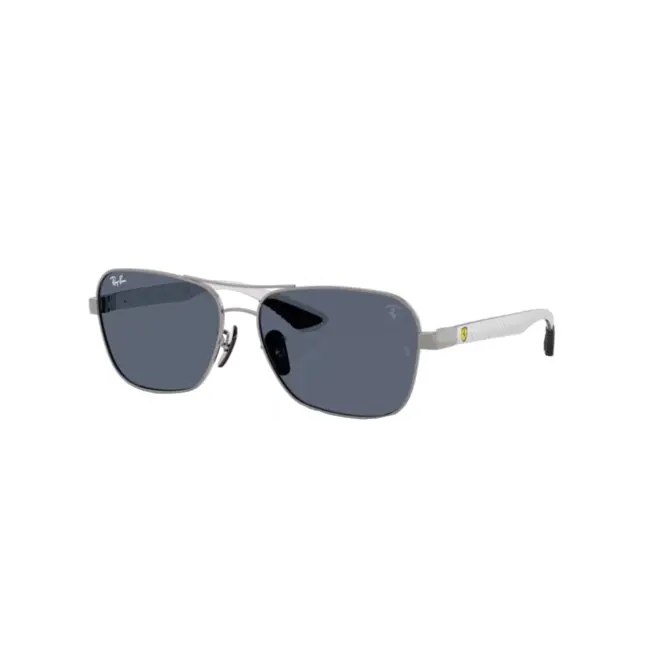 Óculos de Sol Ray-Ban Ferrari 0RB8336M F1168758 Metal Chumbo com lentes na cor Cinza 1