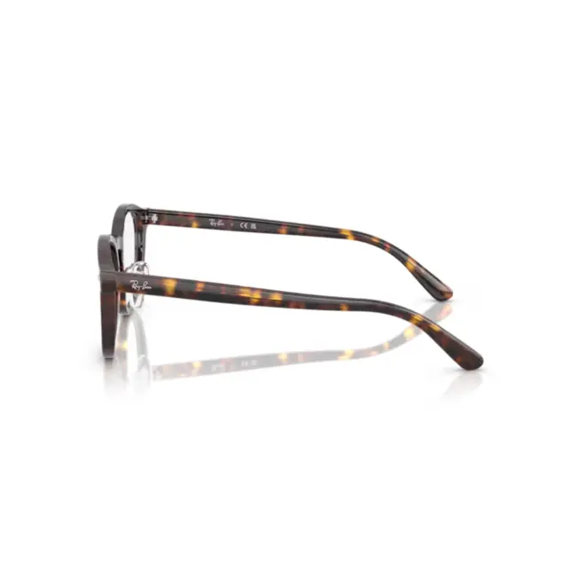 Óculos de Grau Ray-Ban 0RX5443D 2012 49 Acetato Marrom Mesclado 4