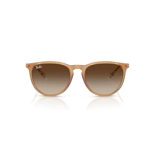 Óculos de Sol Ray-Ban Erika 0RB4171 68141354 Nylon Marrom Fosco com lentes na cor Marrom Degradê 2