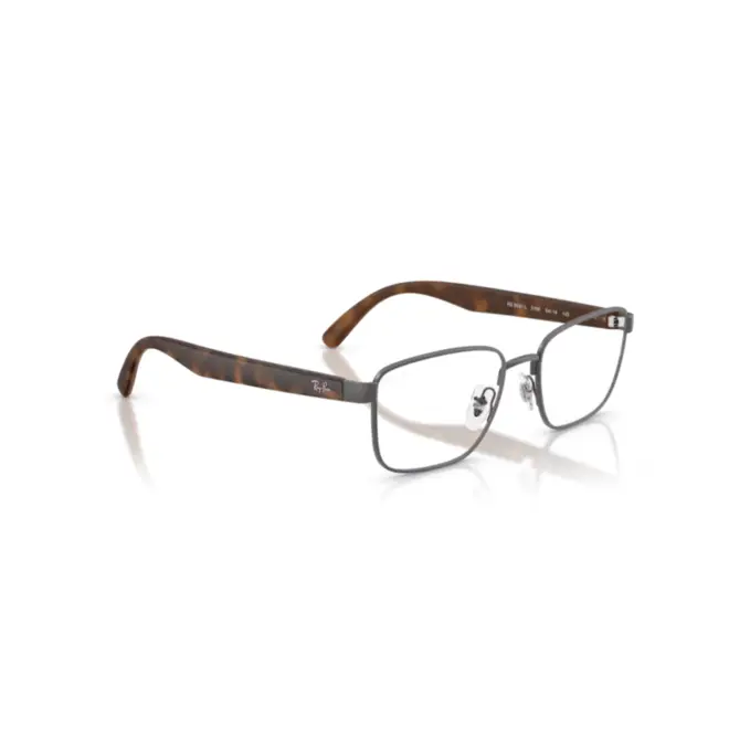 Óculos de Grau Ray-Ban 0RX6537L 3185 54 Metal Chumbo Fosco 3