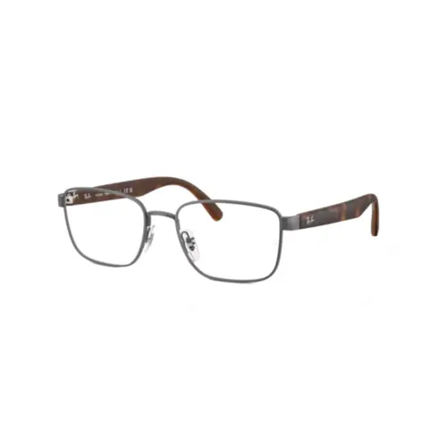 Óculos de Grau Ray-Ban 0RX6537L 3185 54 Metal Chumbo Fosco
