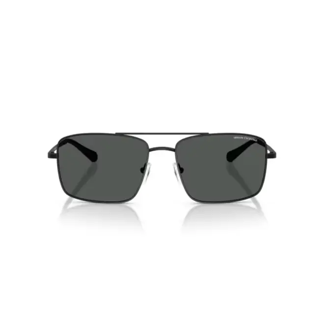 Óculos de Sol Armani Exchange 0AX2054S 60008757 Metal Preto com lentes na cor Cinza 2