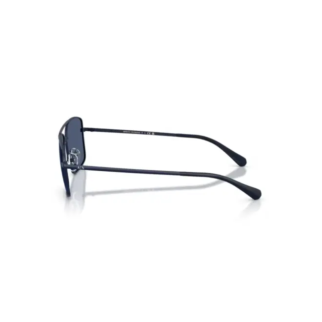Óculos de Sol Armani Exchange 0AX2054S 60998057 Metal Azul Fosco com lentes na cor Azul 3
