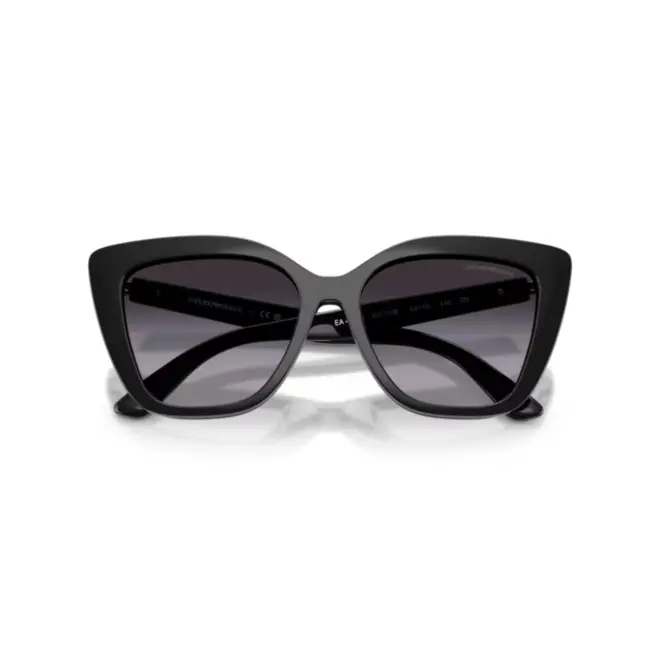 Óculos de Grau Emporio Armani 0EA4254U 50171W54 Acetato Preto com Clip-On na cor Cinza Degradê 3