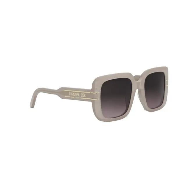 Óculos de Sol Christian Dior DiorSignature S11I CD40171I_5457B Acetato Nude com lentes na cor Cinza Degradê 3