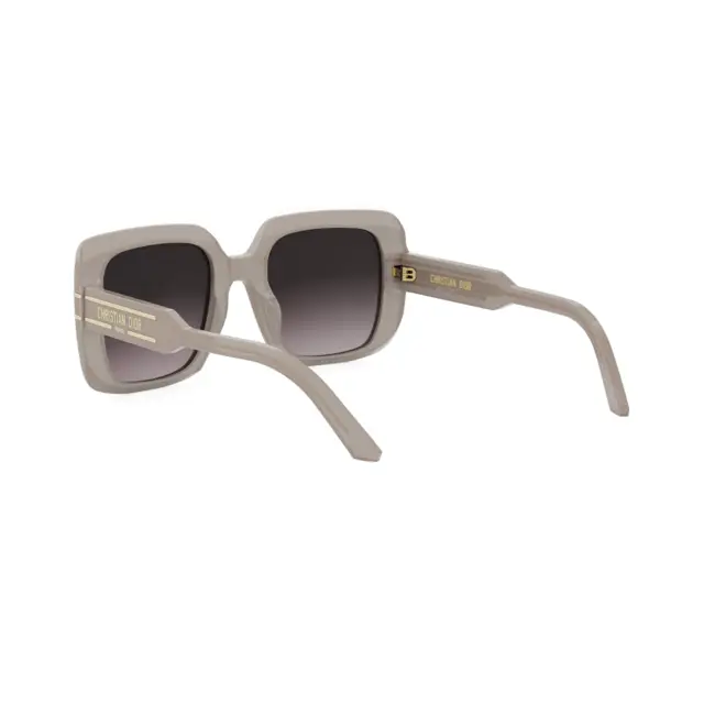Óculos de Sol Christian Dior DiorSignature S11I CD40171I_5457B Acetato Nude com lentes na cor Cinza Degradê 5